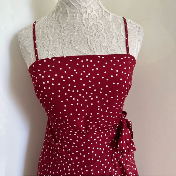 Princess Polly Caesura Mini Dress in Wine sz 4 - Picture 10 of 16